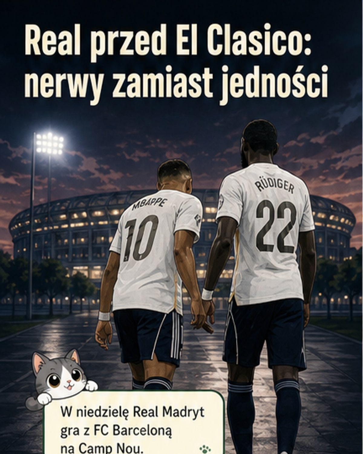 Napięcie w Realu przed El Clásico