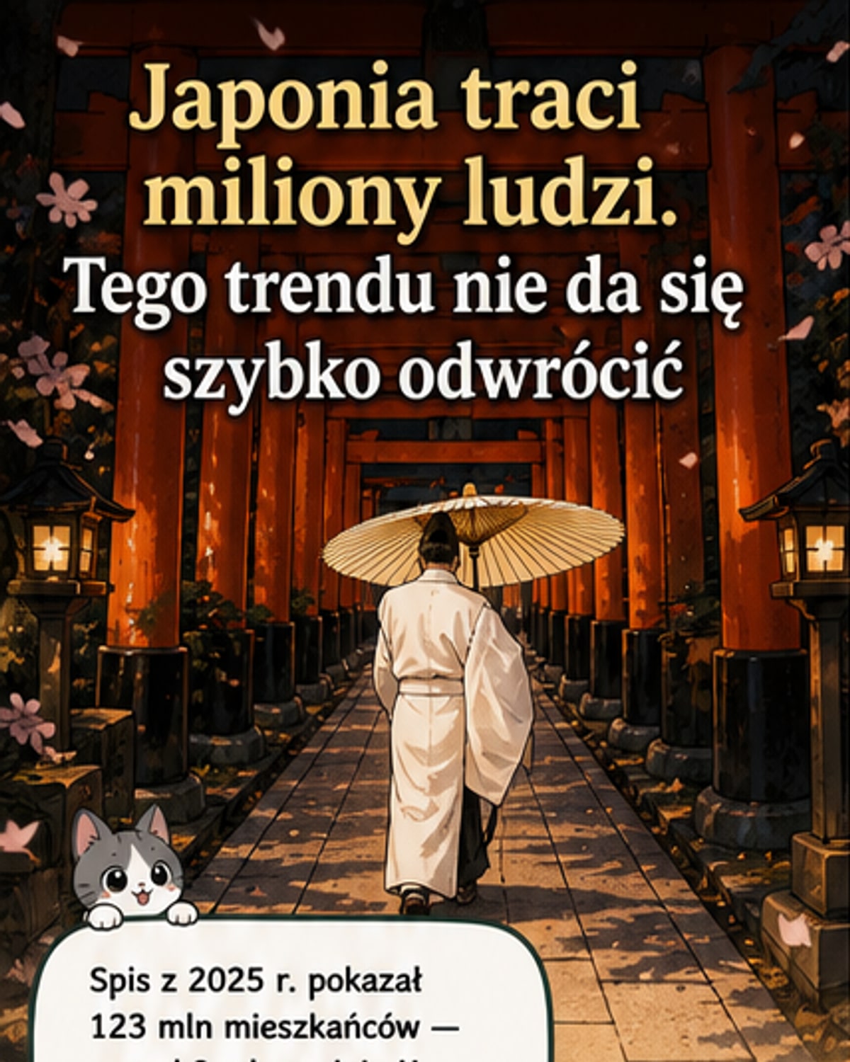 Japonia traci ludność rekordowymi tempami