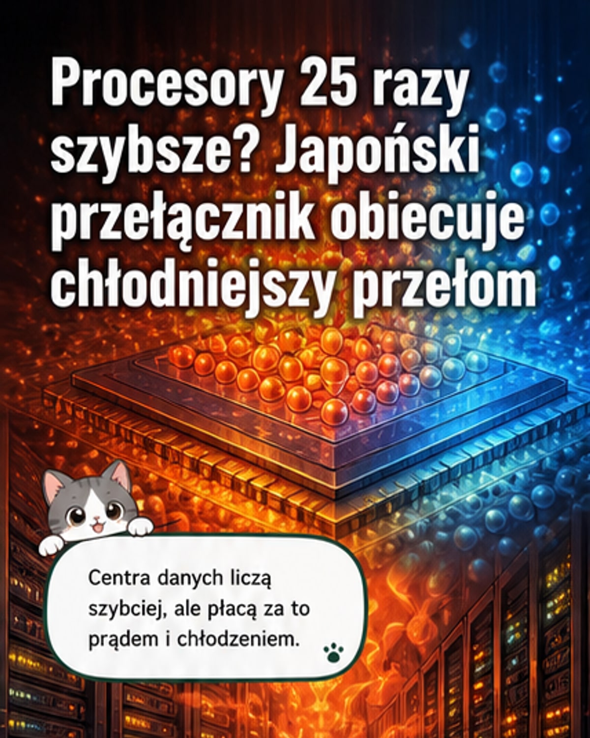 Procesory 25 razy szybsze bez przegrzewania
