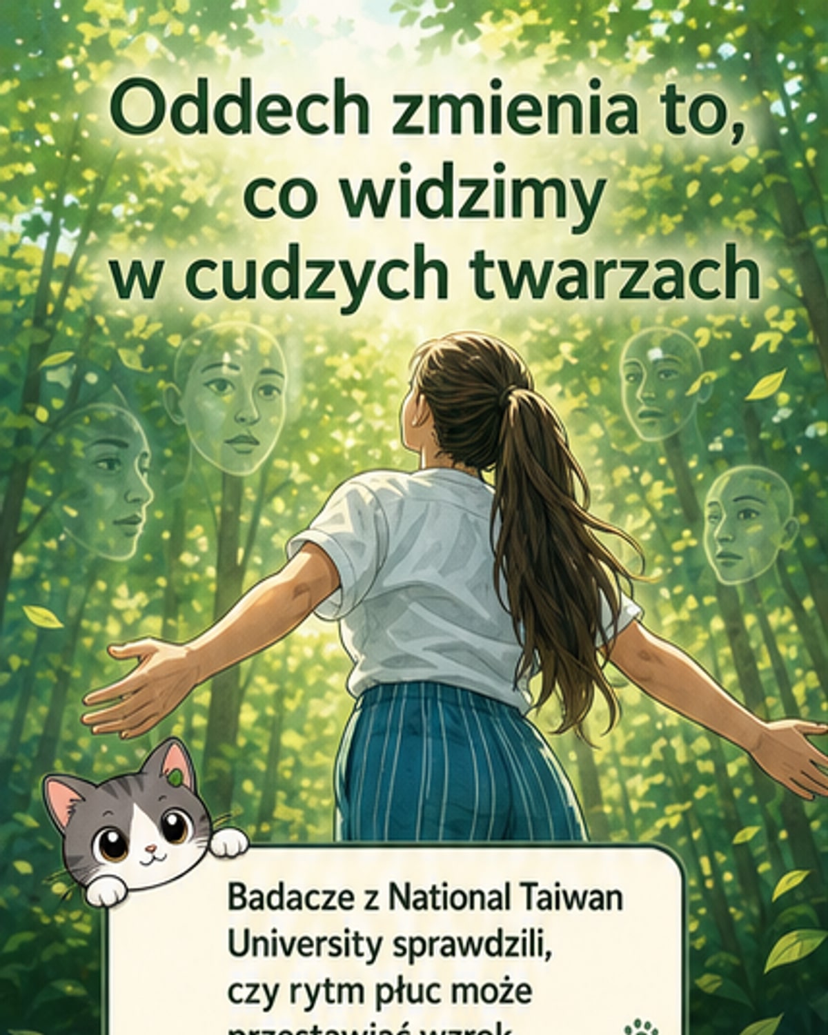 Oddech zmienia to, co widzisz na twarzy