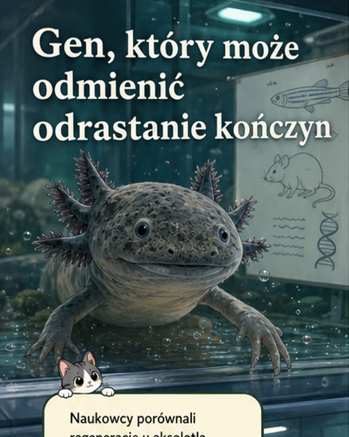Odkryto gen kluczowy dla regeneracji kończyn