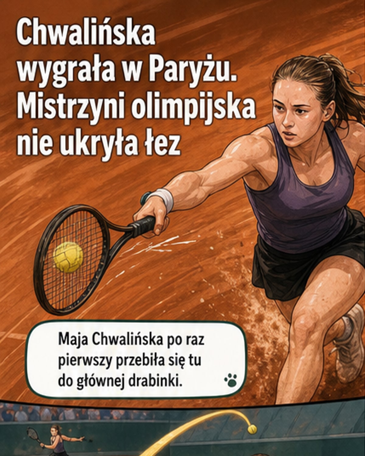 Chwalińska pokonała mistrzynię IO