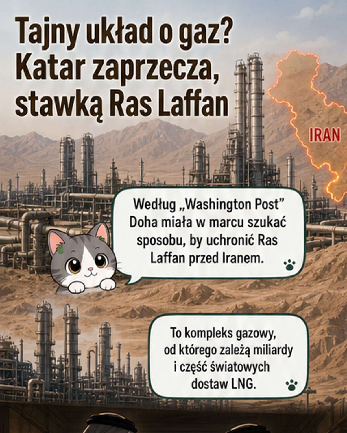 Katar i Iran: tajny układ o gaz?