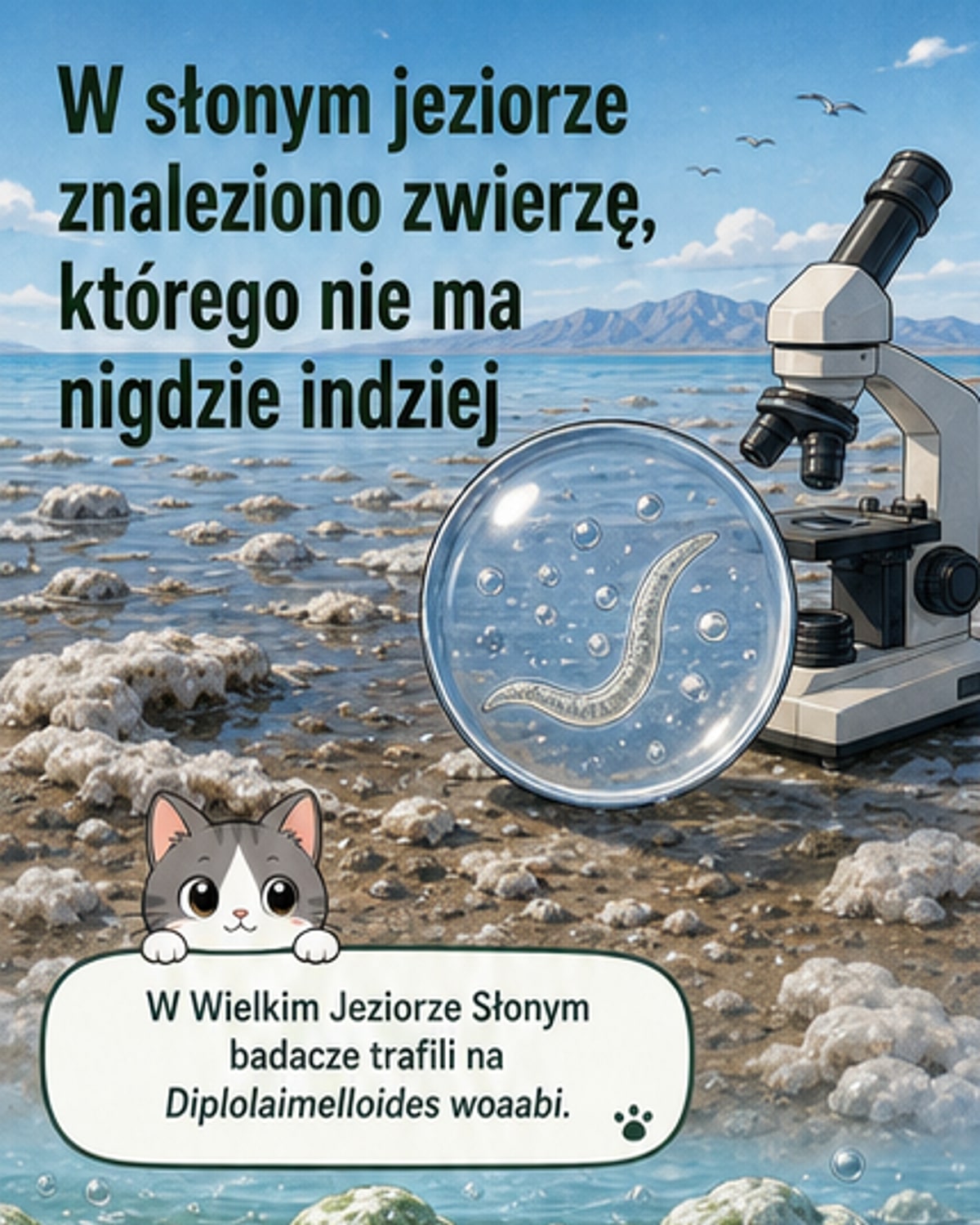 Nowy gatunek w ekstremalnym jeziorze