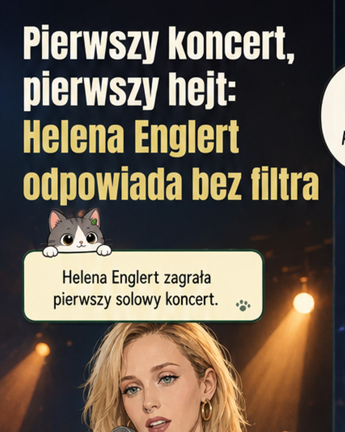 Helena Englert po debiucie: odpowiedź hejterom i wsparcie mamy