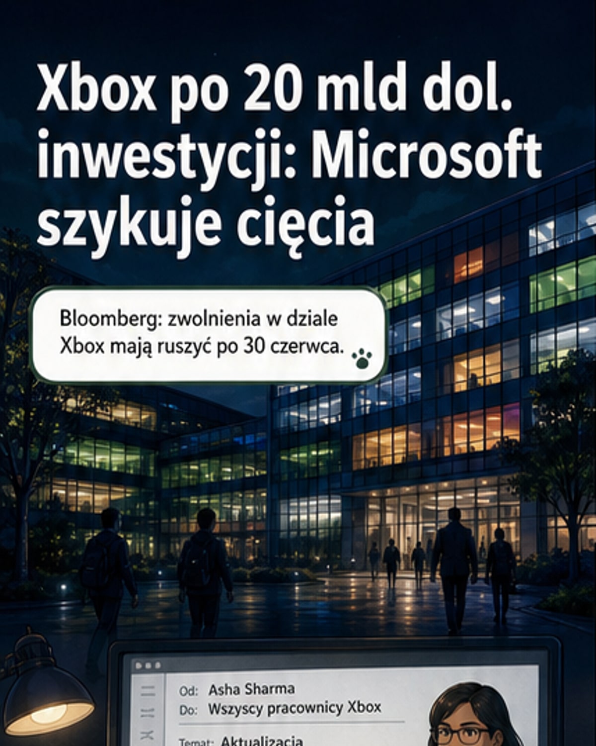 Microsoft tnie zatrudnienie w Xbox