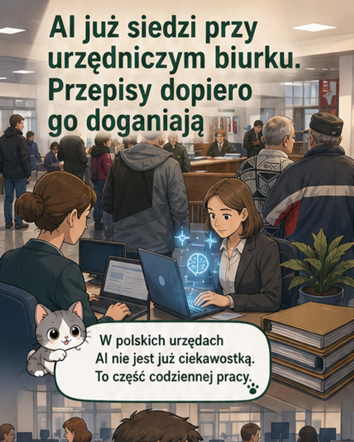 AI w urzędach bez zasad
