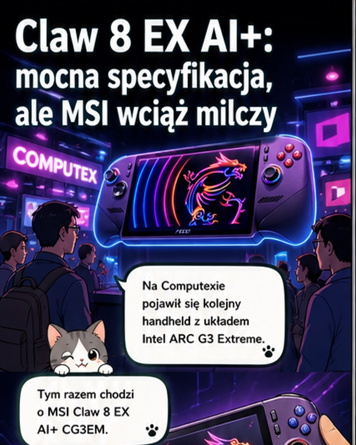 Nowy handheld MSI z ekstremalną grafiką