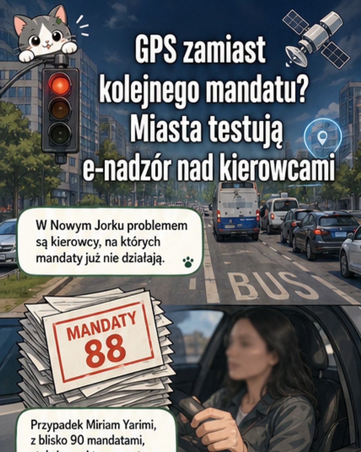 AI i GPS przejmują kontrolę nad kierowcami