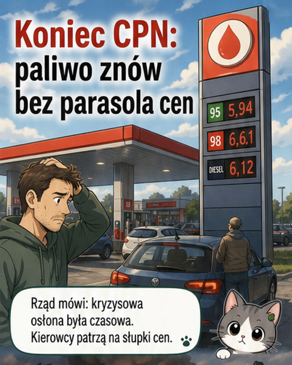 Koniec limitu cen paliw w Polsce