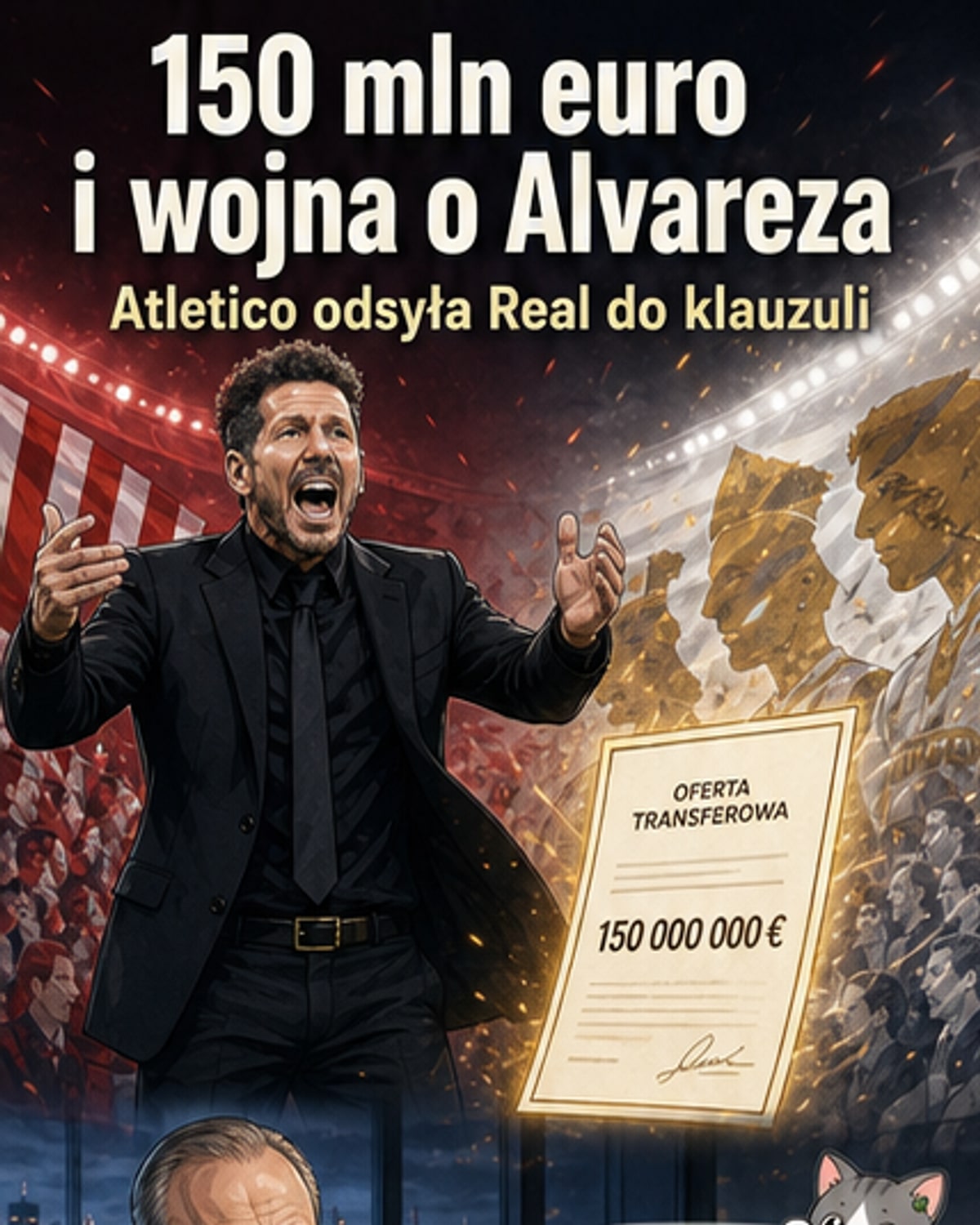 Atletico kontra Real: wojna o Alvareza