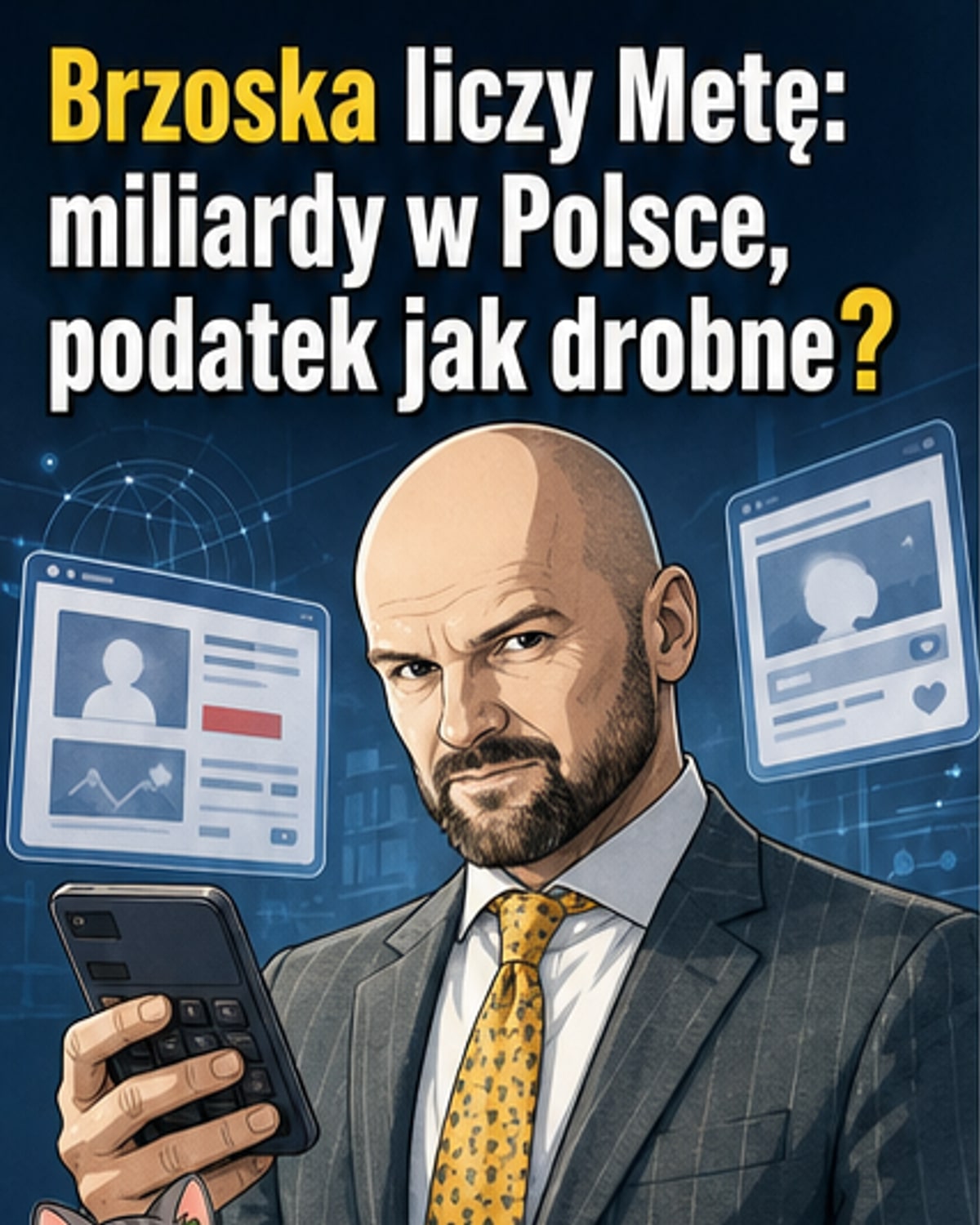Brzoska uderza w Meta i jej podatki w Polsce