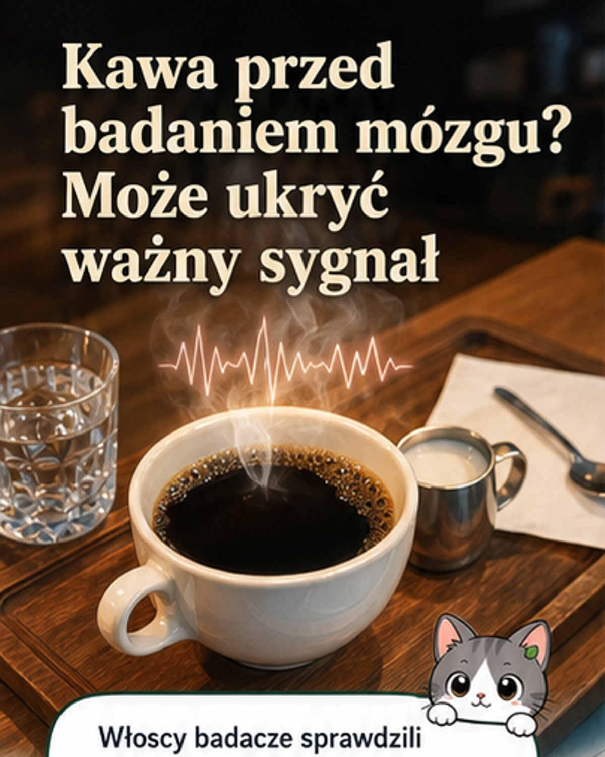 Kofeina może zmieniać wyniki testów mózgu