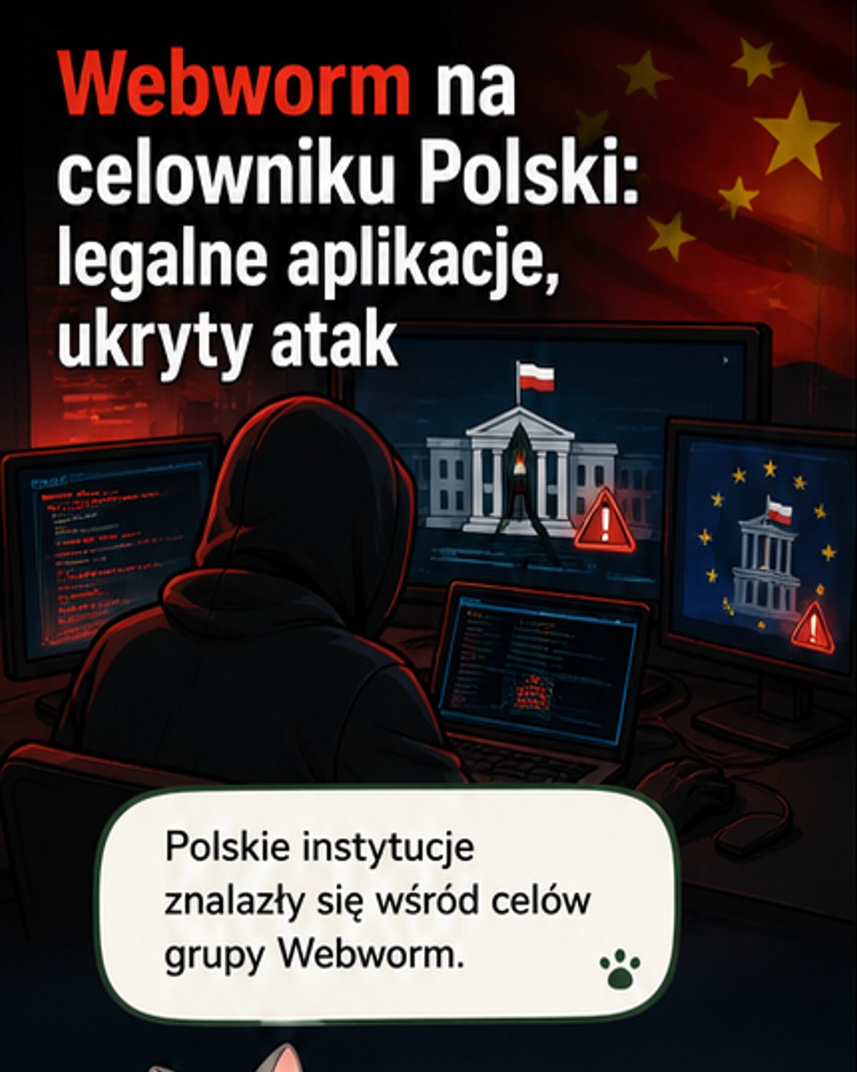 Chińscy hakerzy atakują przez legalne aplikacje