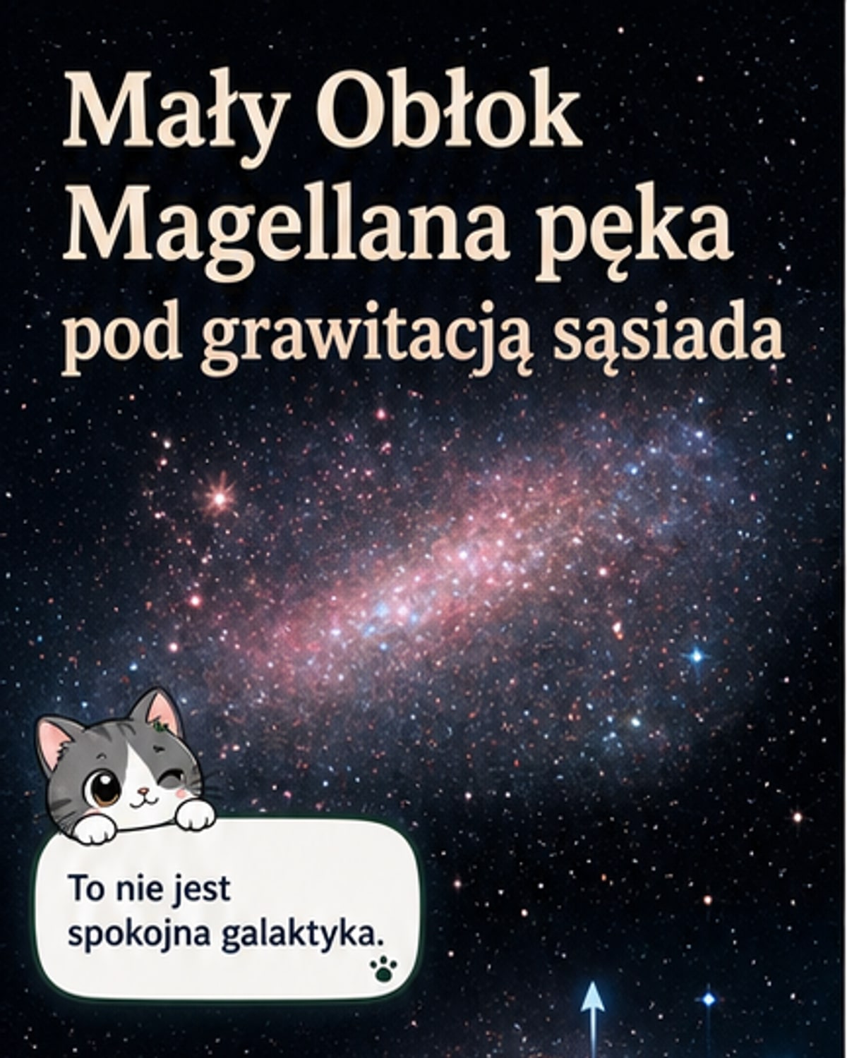 Mały Obłok Magellana się rozprasza