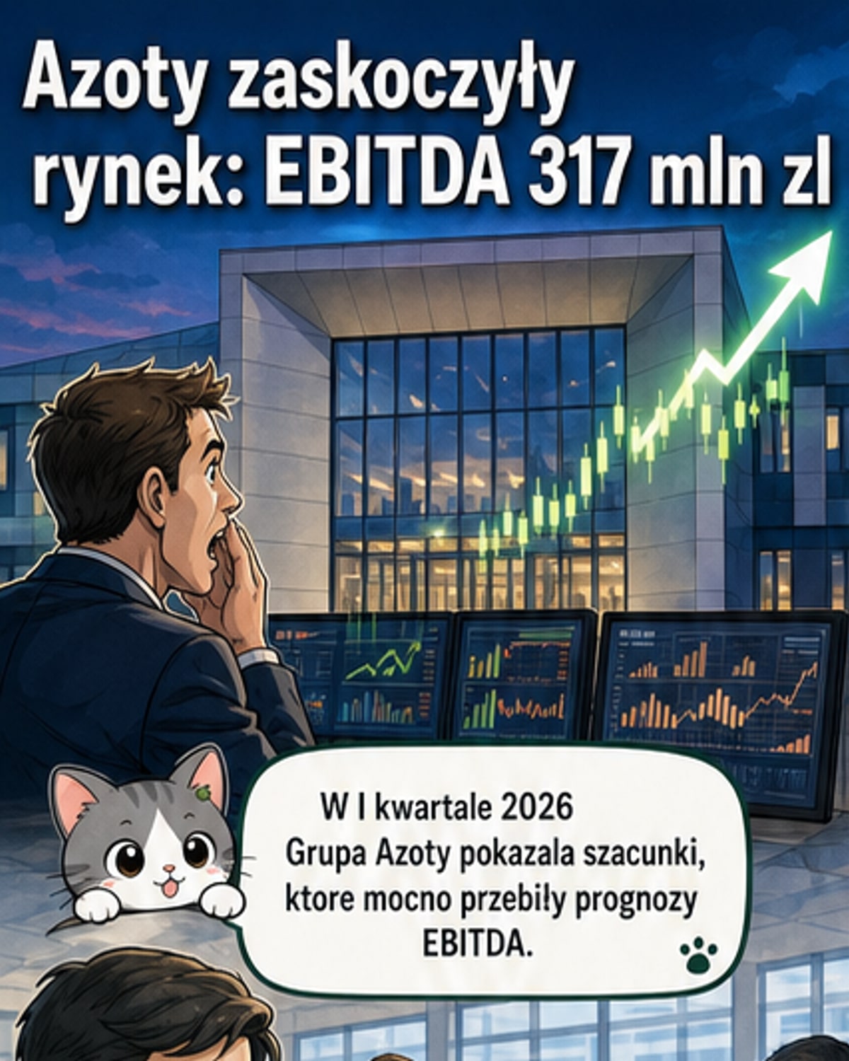 Grupa Azoty zyskała 317 mln zł EBITDA