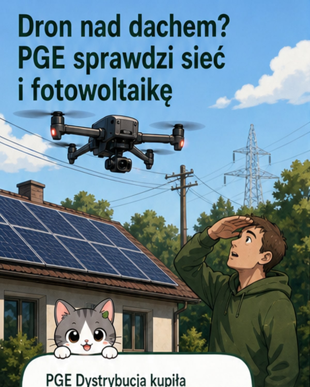Drony patrolują nasze dachy