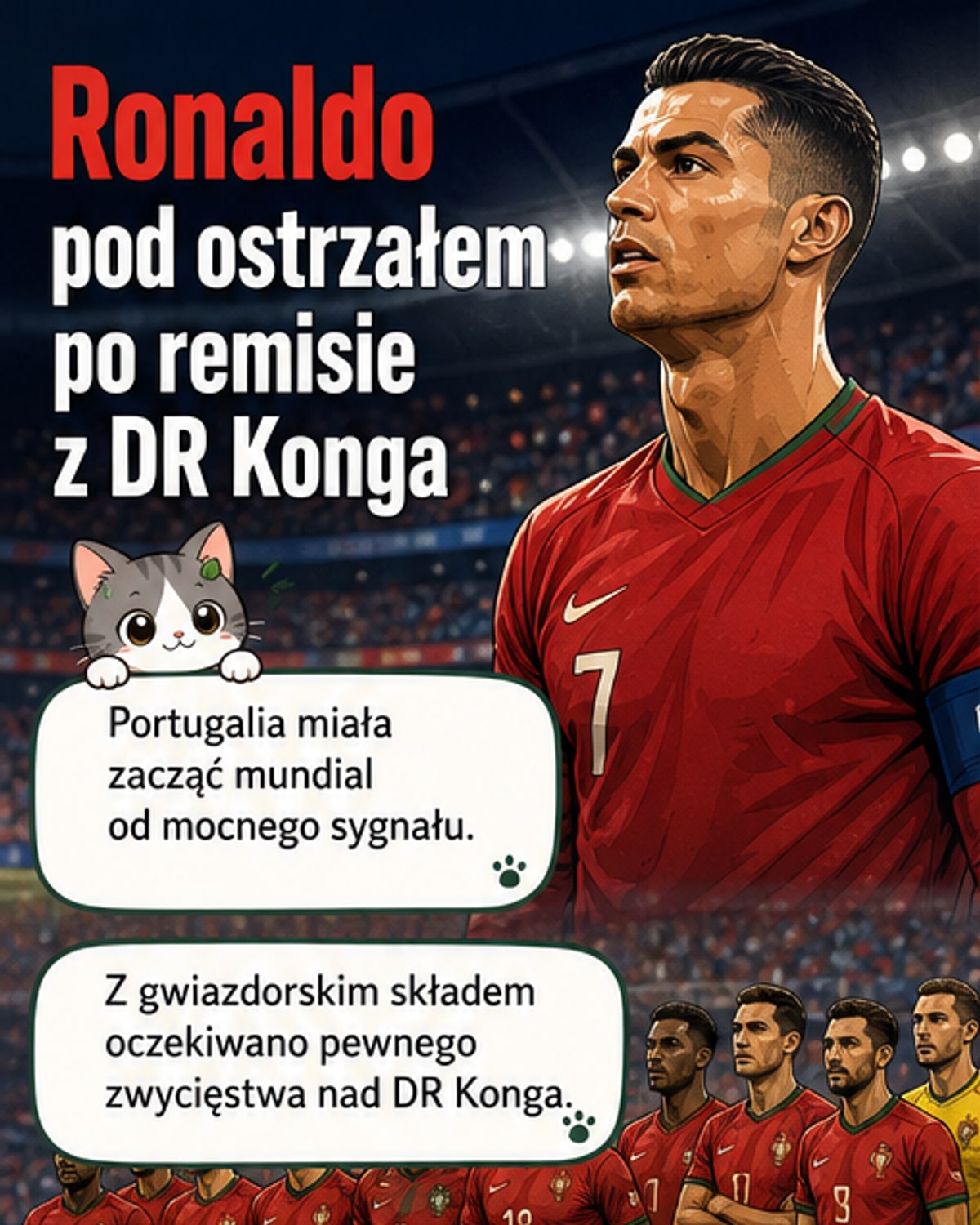 Ronaldo na mundialu: krytyka od Henry'ego i Ibram