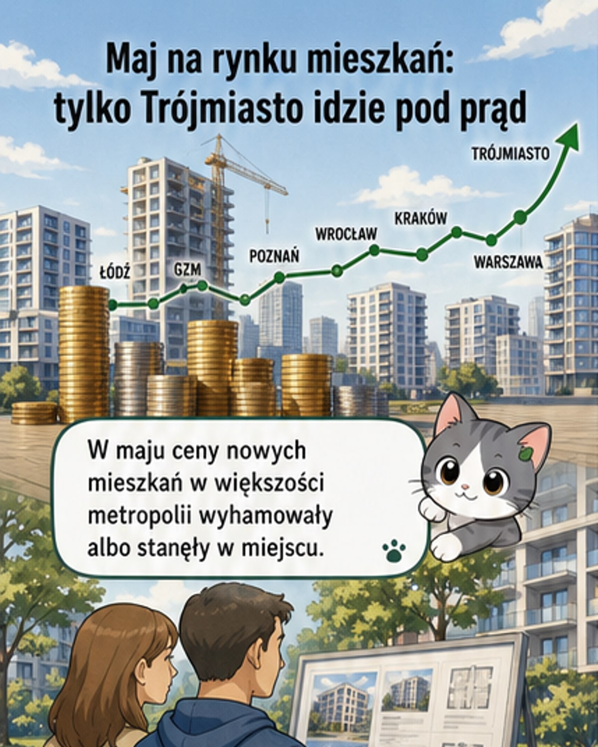 Tylko jedno miasto pcha ceny w górę