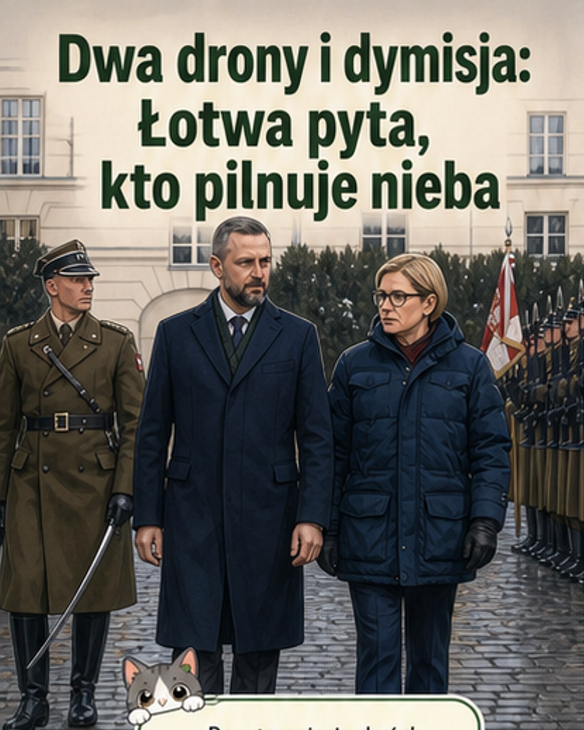 Minister obrony Łotwy zrezygnował po incydencie z dronem