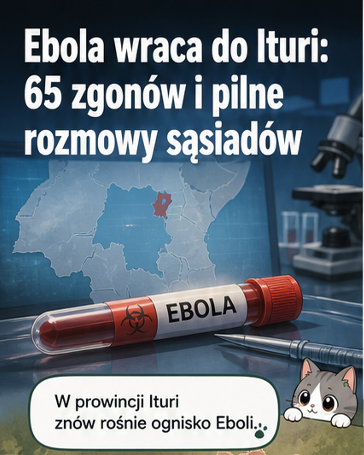 Ebola w Kongu: 65 zgonów