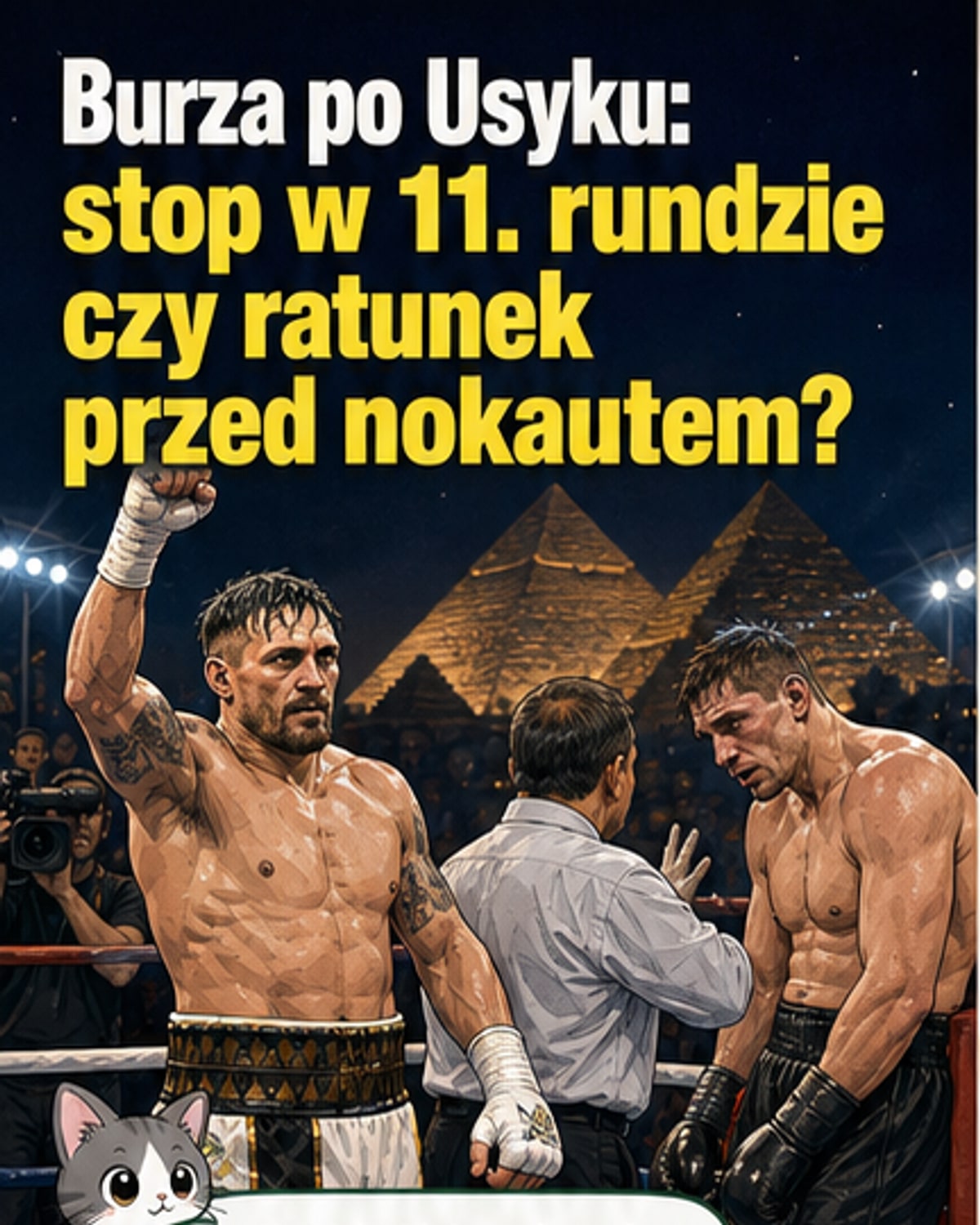 Usyk obronił pasy, ale kontrowersje trwają
