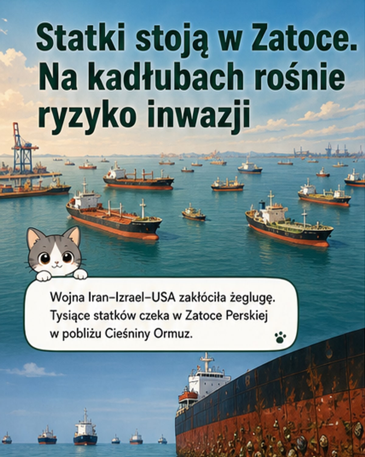 Przypłyną z Zatoki Perskiej