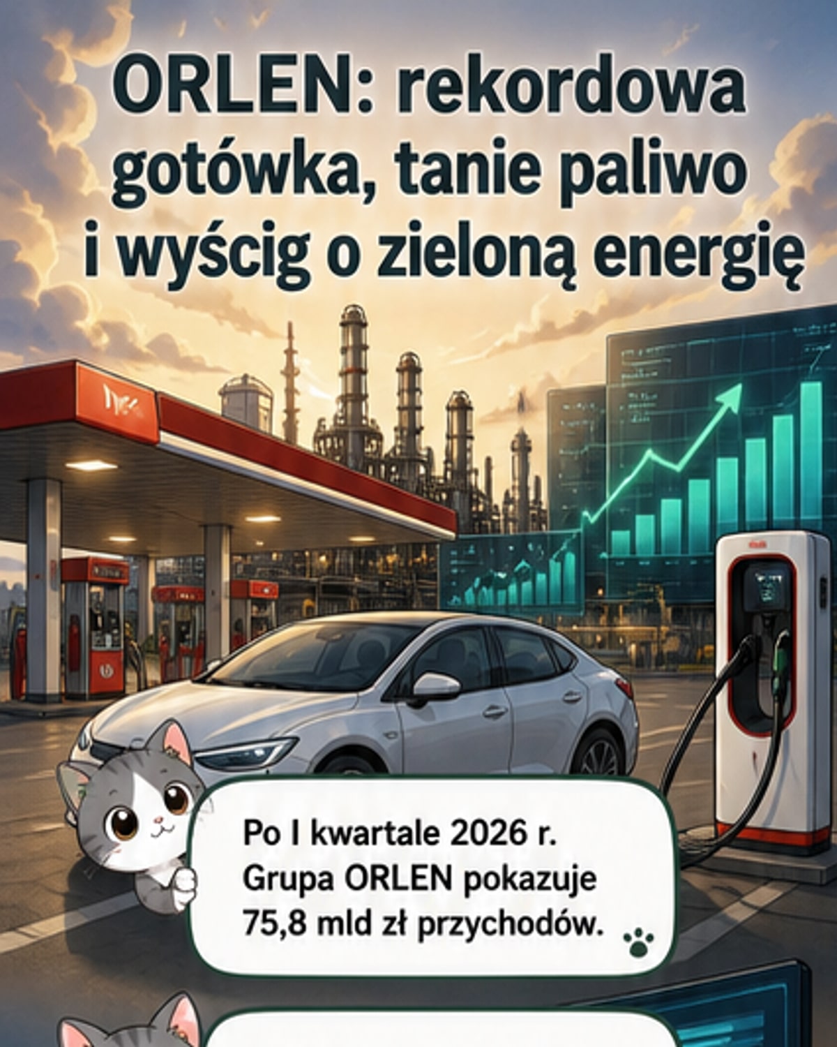 ORLEN z rekordową dywidendą i najtańszymi paliwami w UE