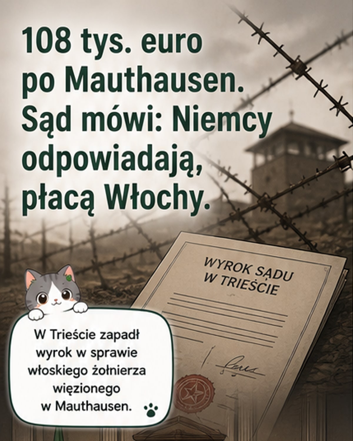 Syn więźnia Mauthausen dostał odszkodowanie