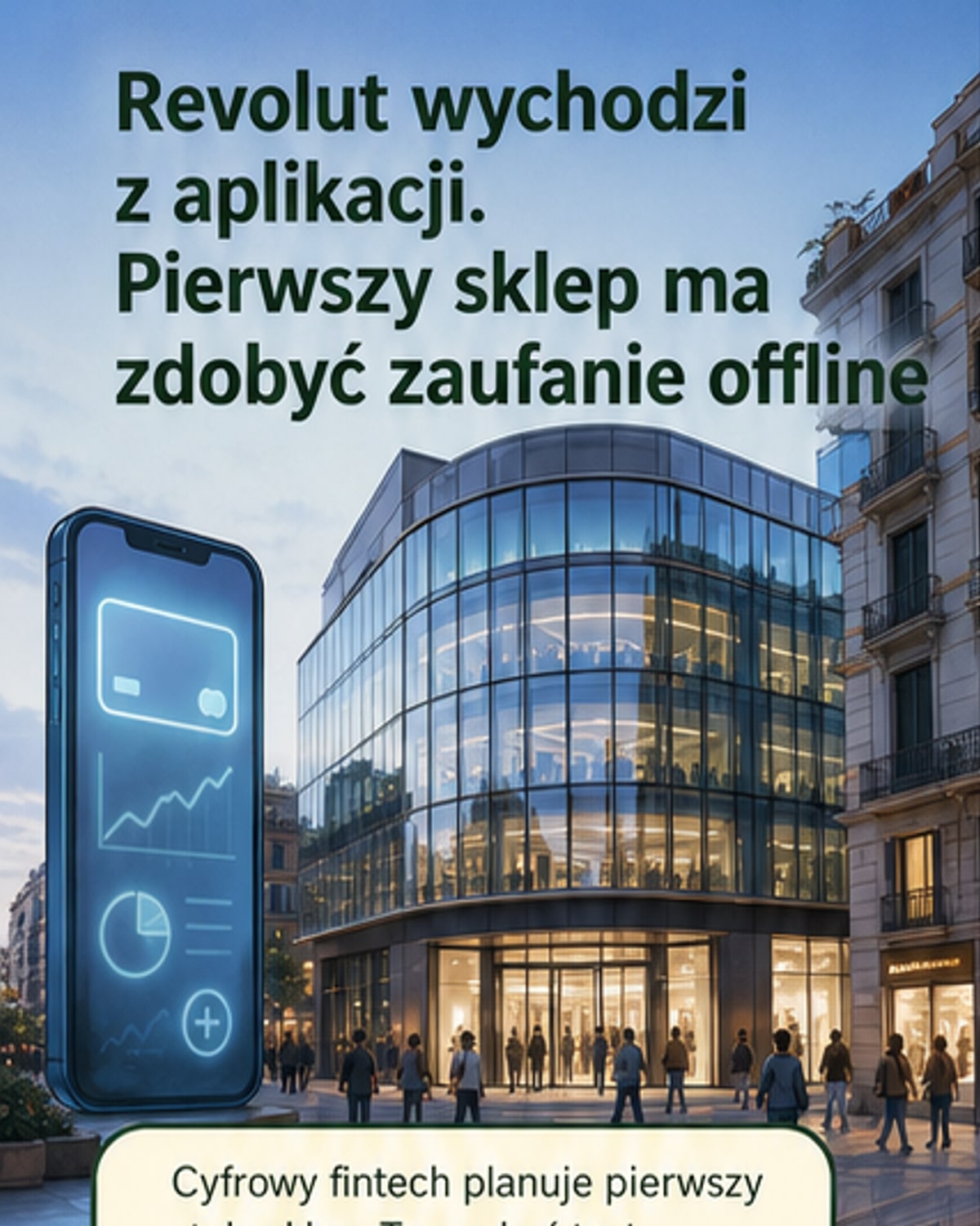 Revolut otwiera pierwszy stacjonarny sklep