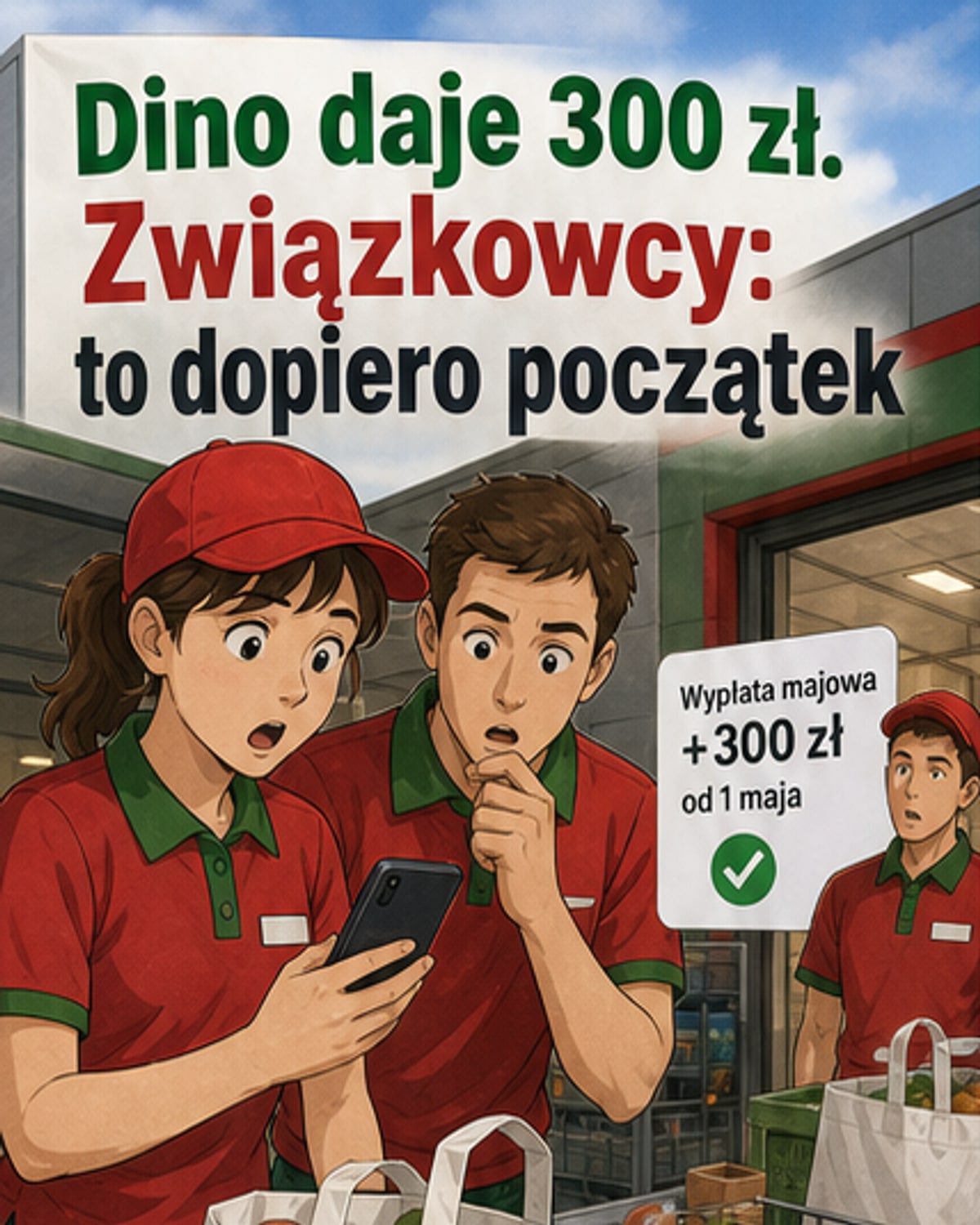 Dino pęka po strajku ostrzegawczym