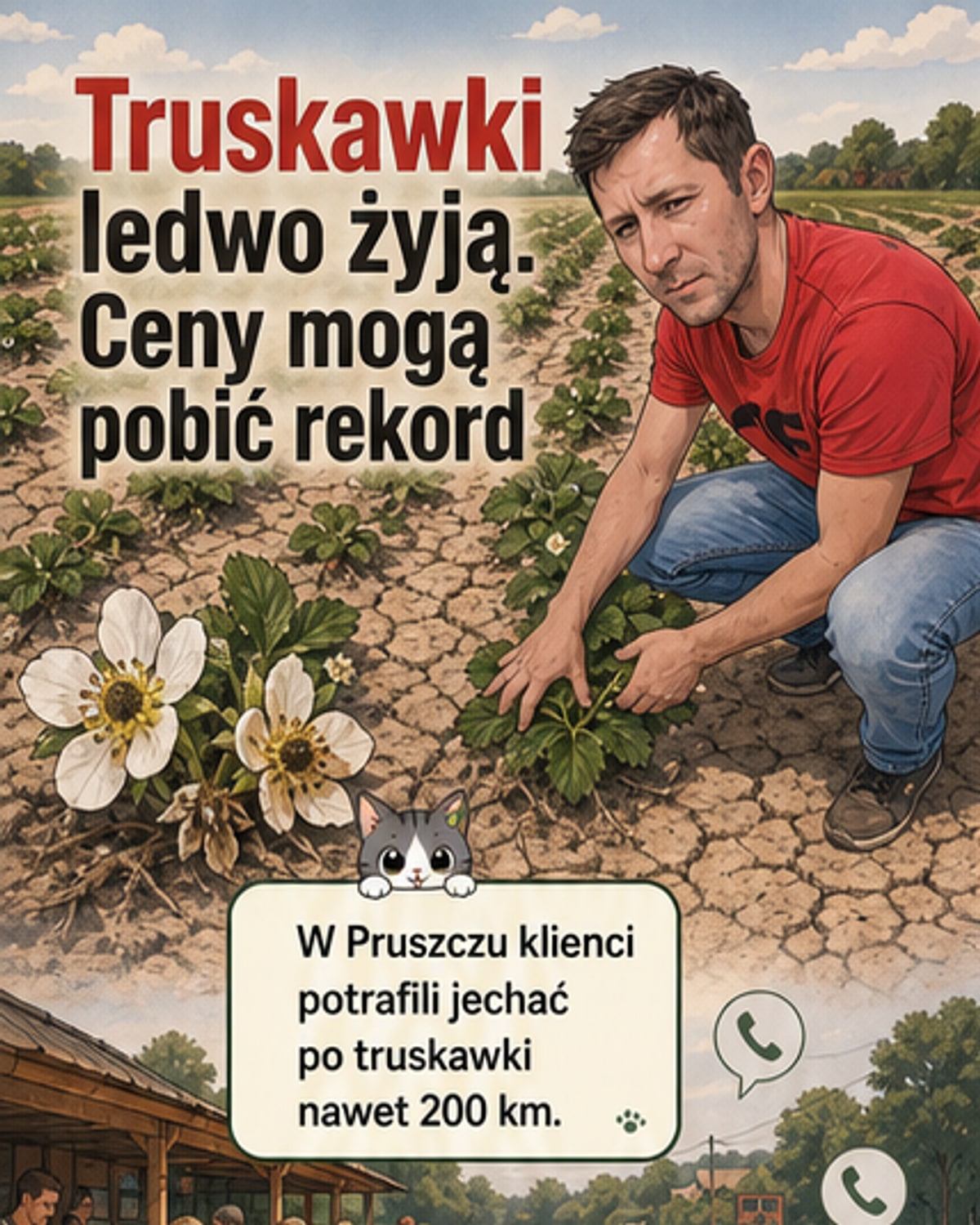Truskawki drożeją do rekordów