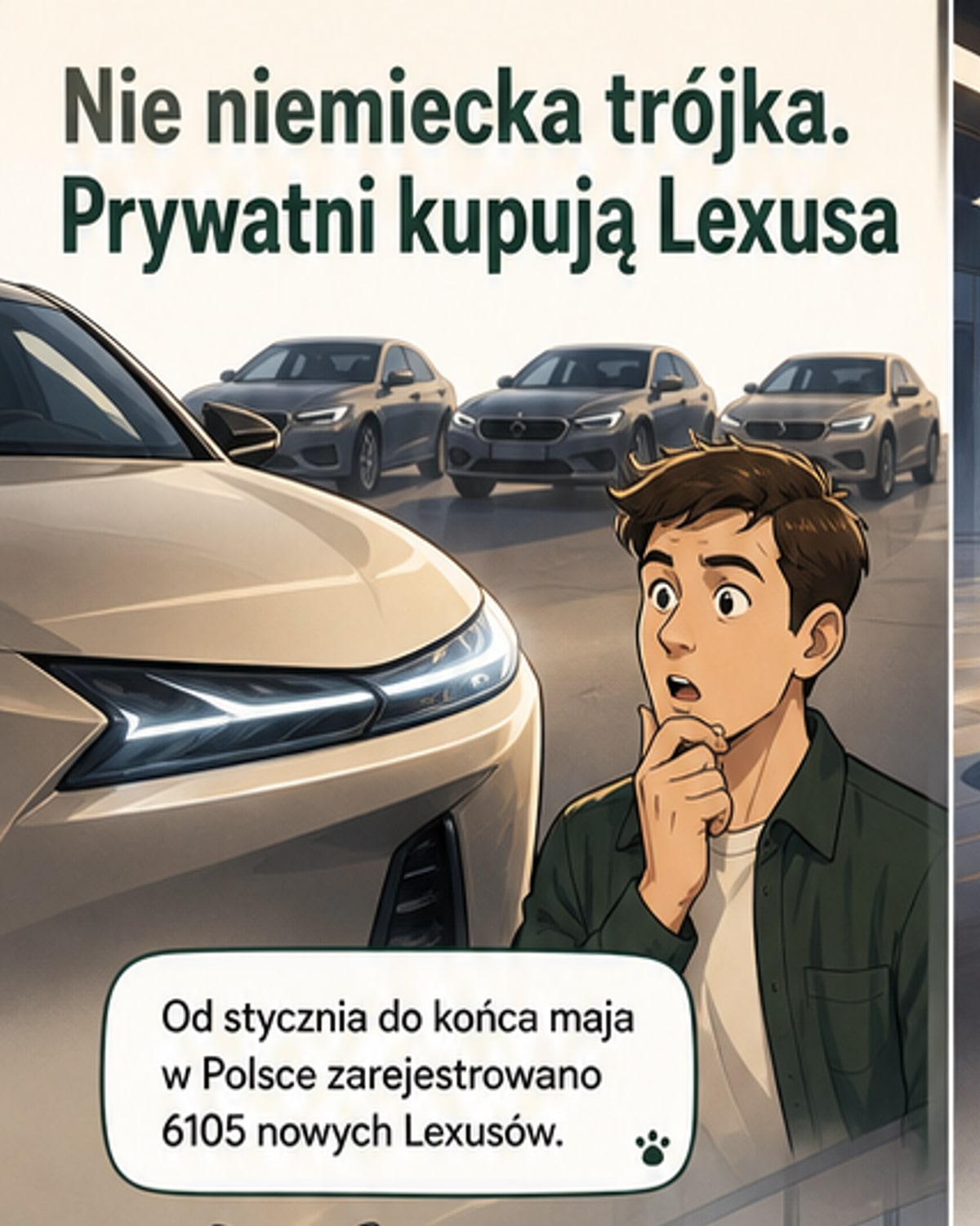 Lexus wygrywa wśród premium w Polsce