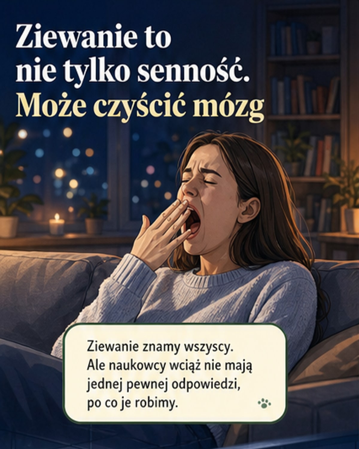 Ziewanie może chronić mózg