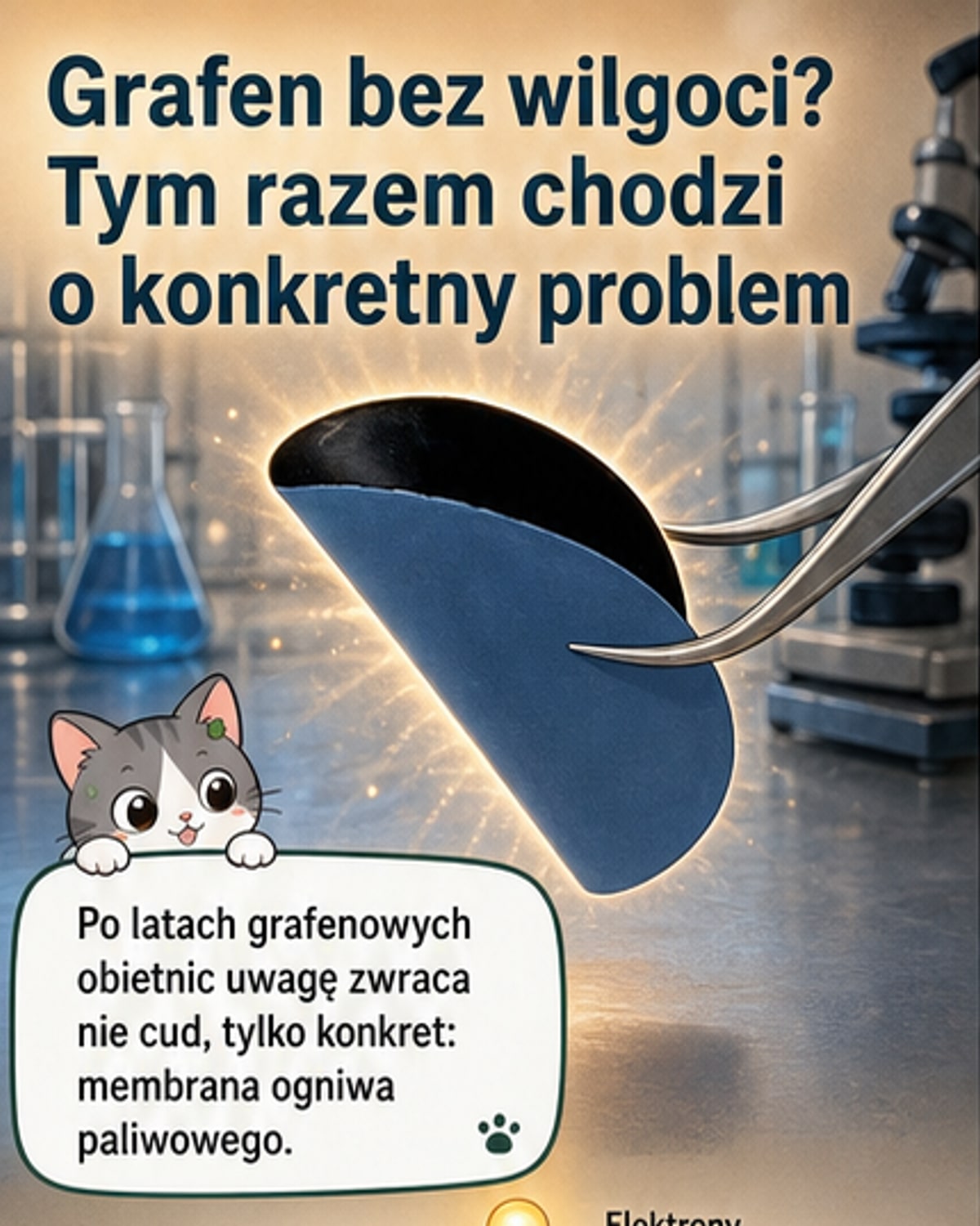 Nowa membrana pali sobie wodę