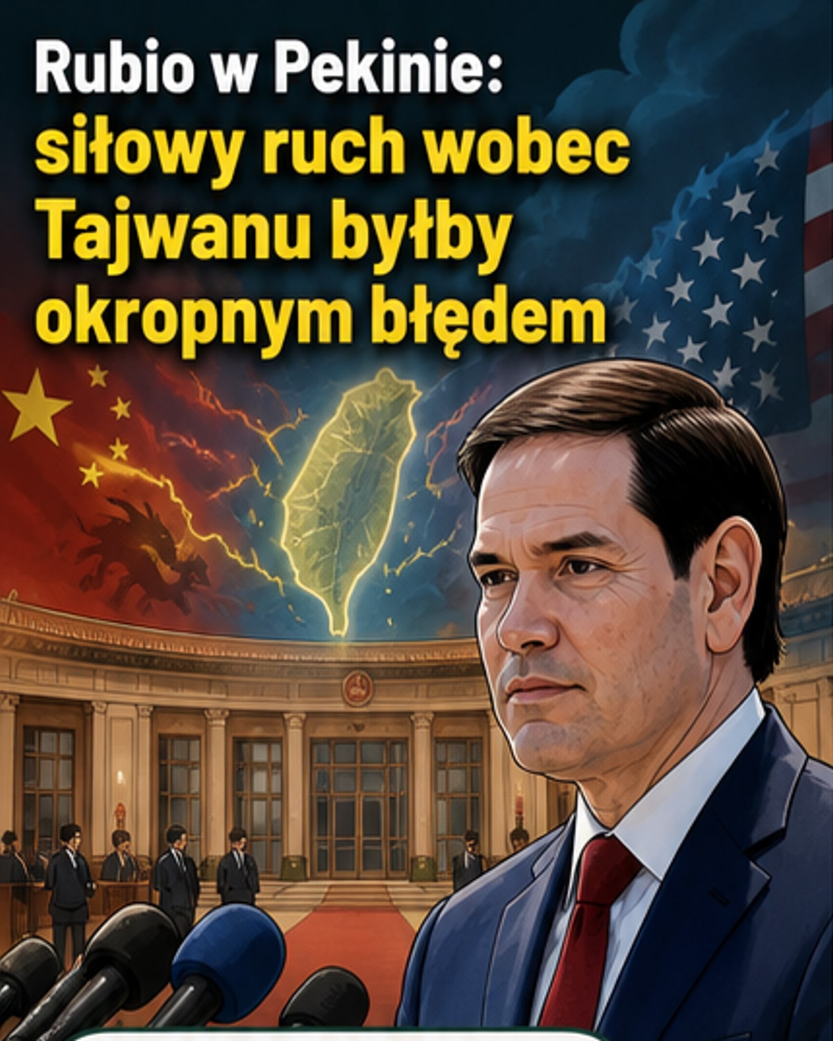 „To byłby okropny błąd” – ostrzeżenie USA dla Chin