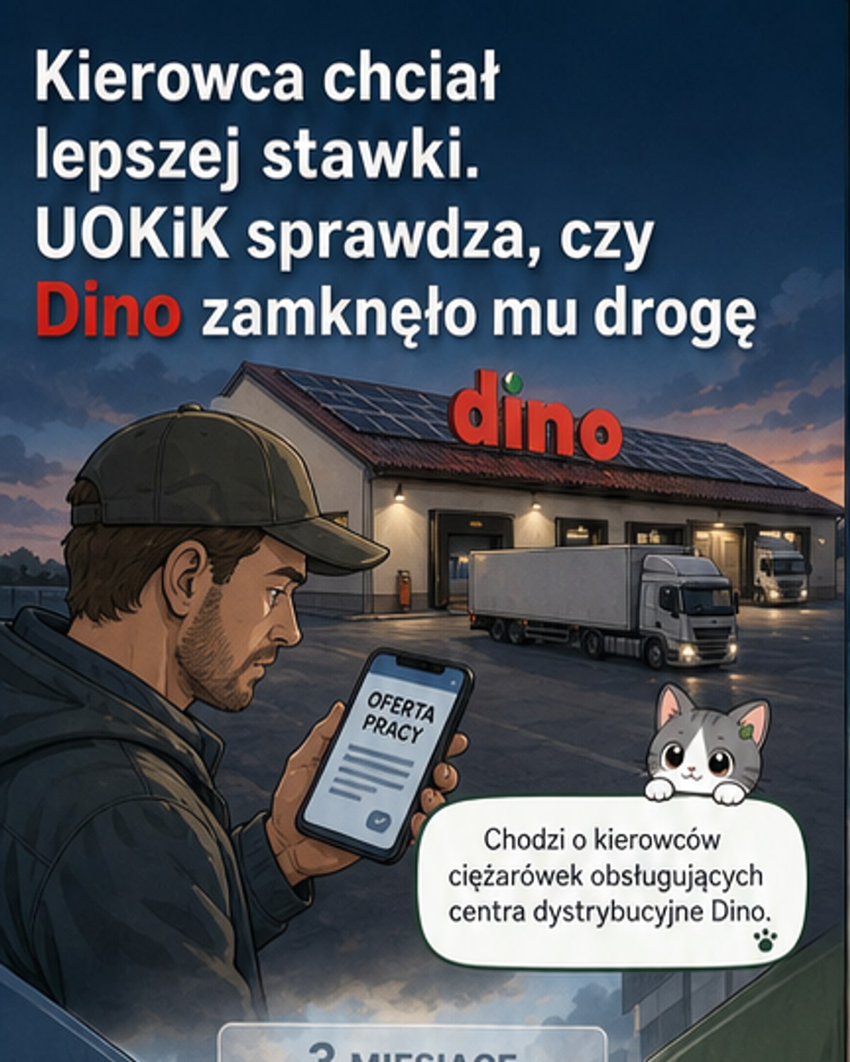 Dino blokował zmianę pracy kierowcom?