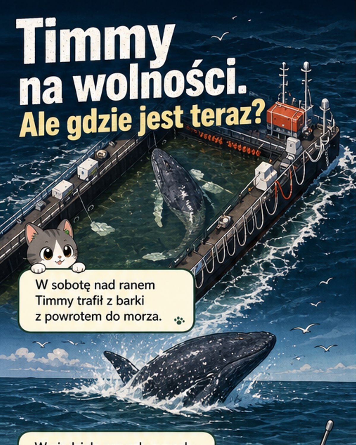 Humbak wypuszczony — ale czy uratowany?