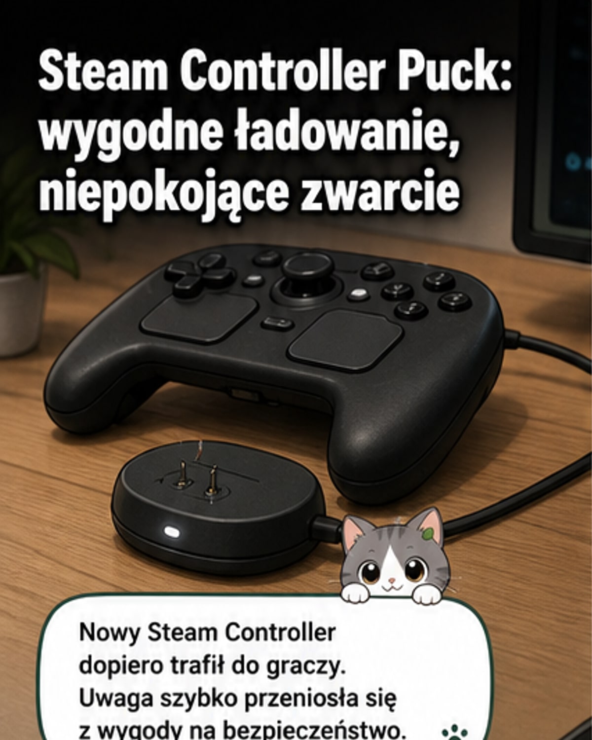 Odsłonięte styki w Steam Pucku mogą zapalić