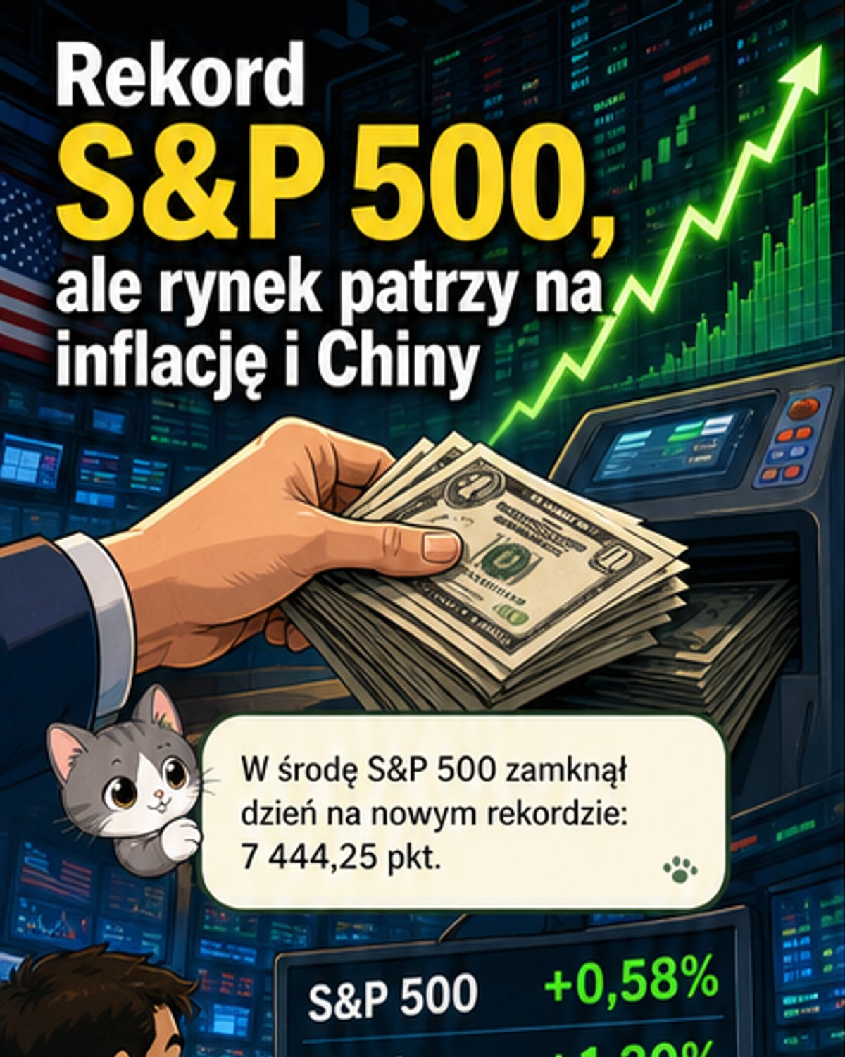 S&P 500 bije nowy rekord