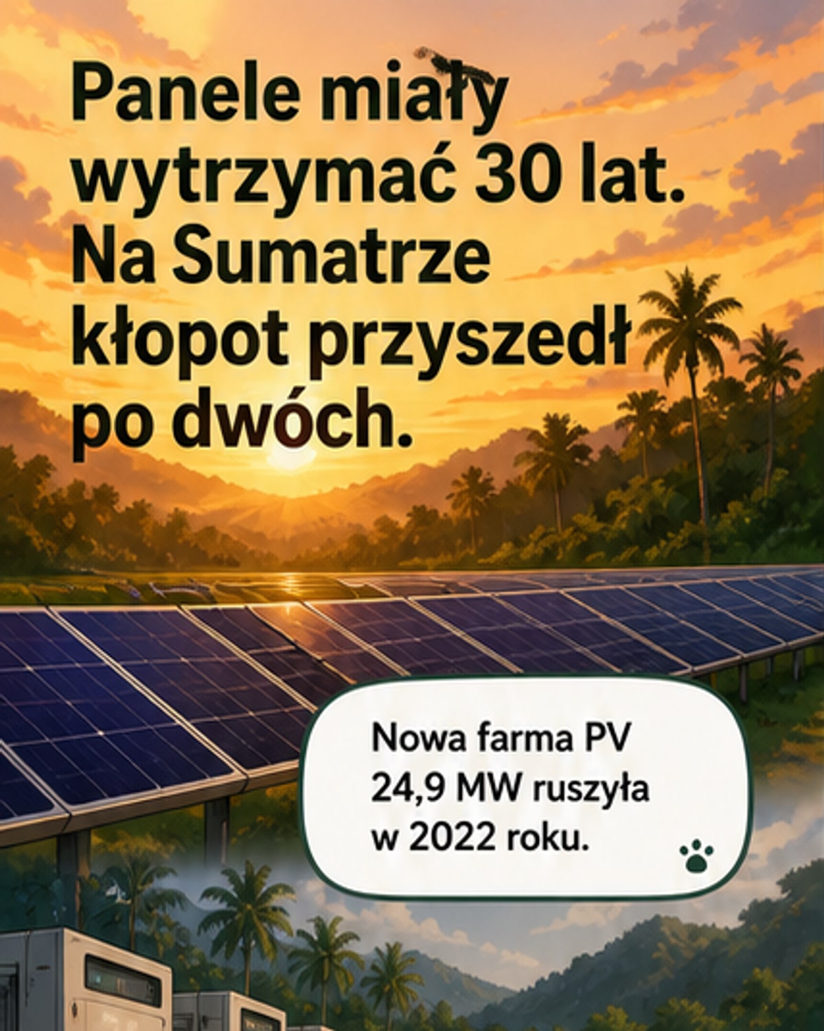 Panele miały działać 30 lat. Awaria po 2 latach