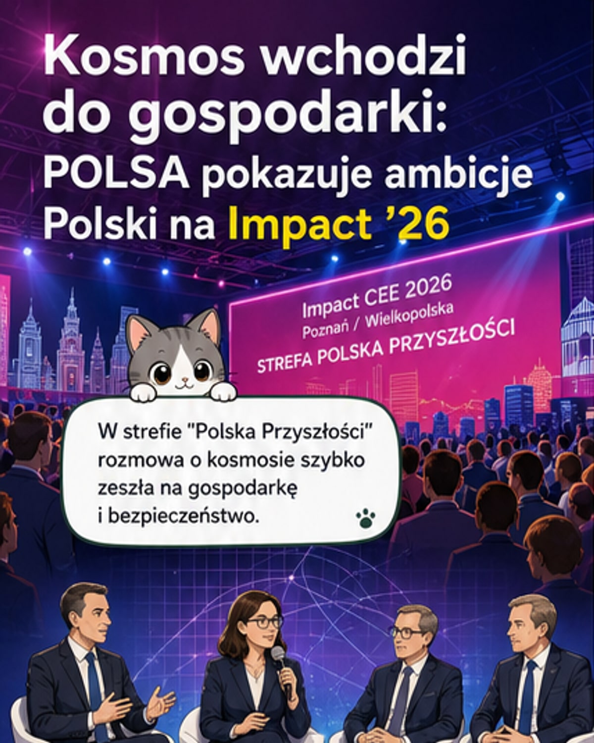 Polska w kosmosie i na giełdzie