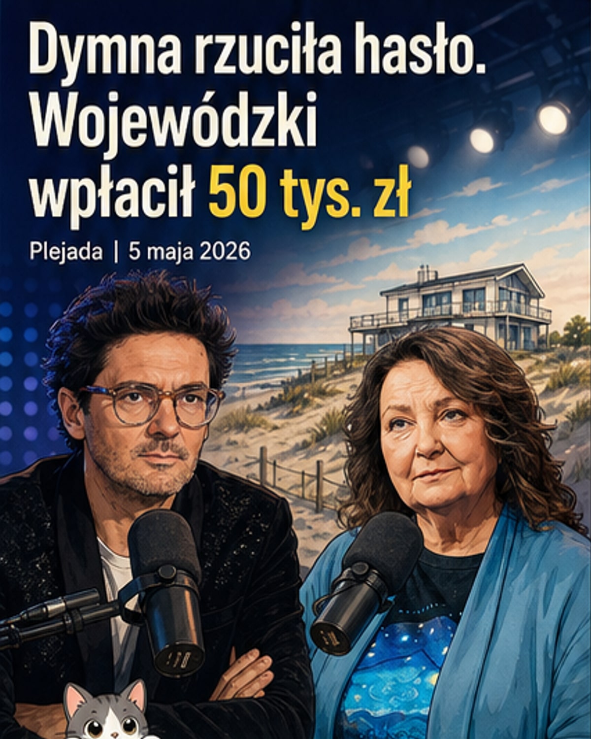 Kuba Wojewódzki wpłacił 50 tys. zł na zbiórkę Anny Dymnej