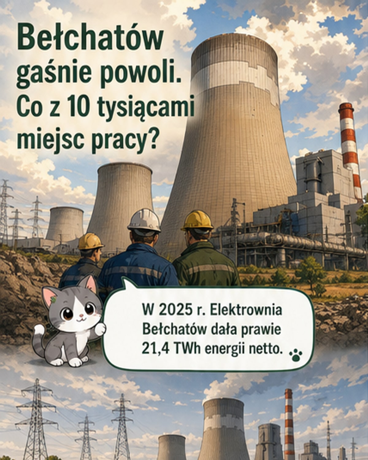 Wygaszanie największej elektrowni w Polsce