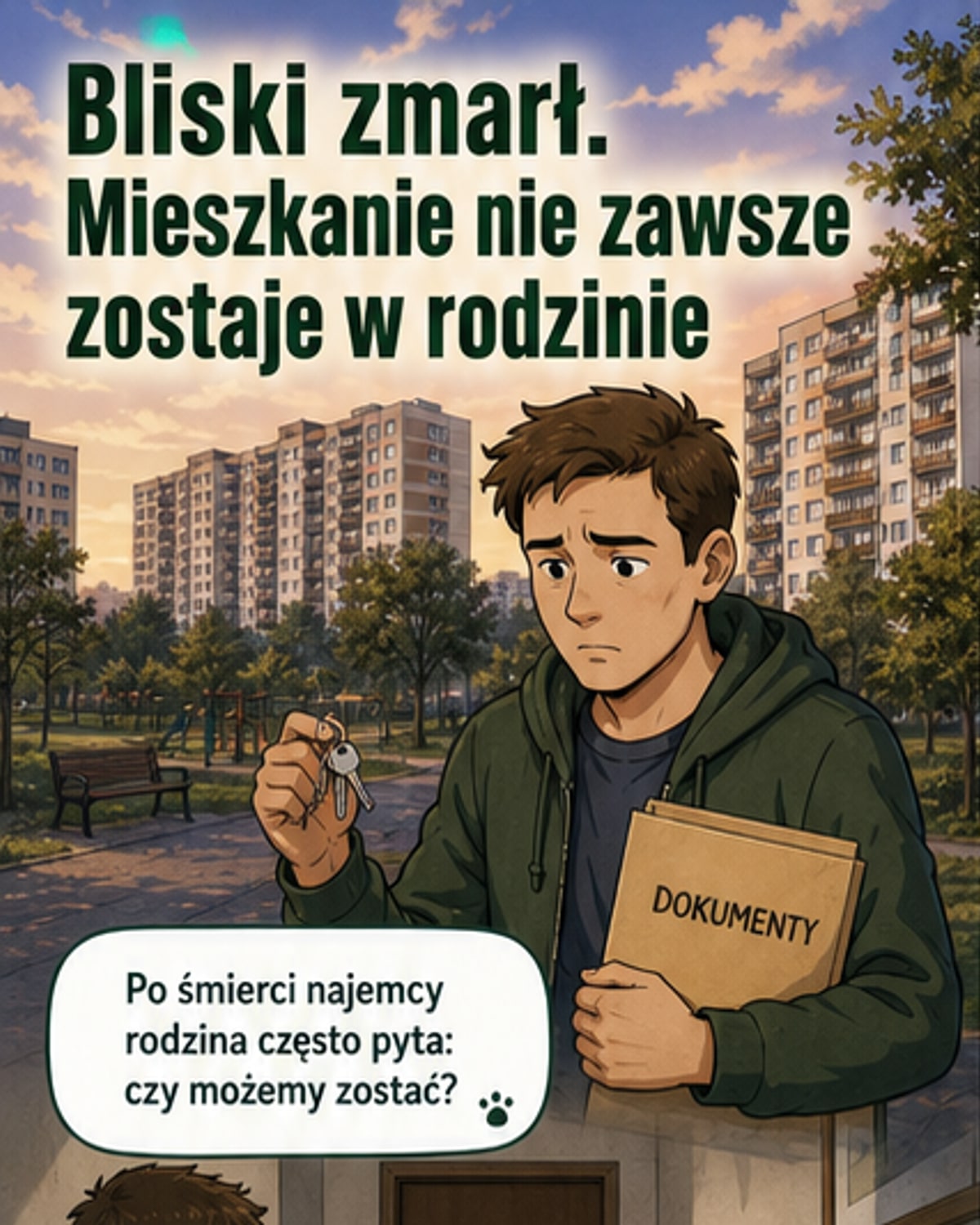 Utrata mieszkania po śmierci bliskiego