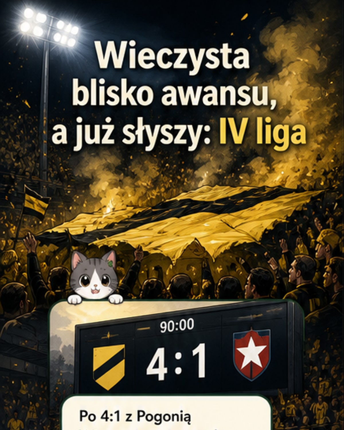 Koniec Wieczystej mimo awansu?