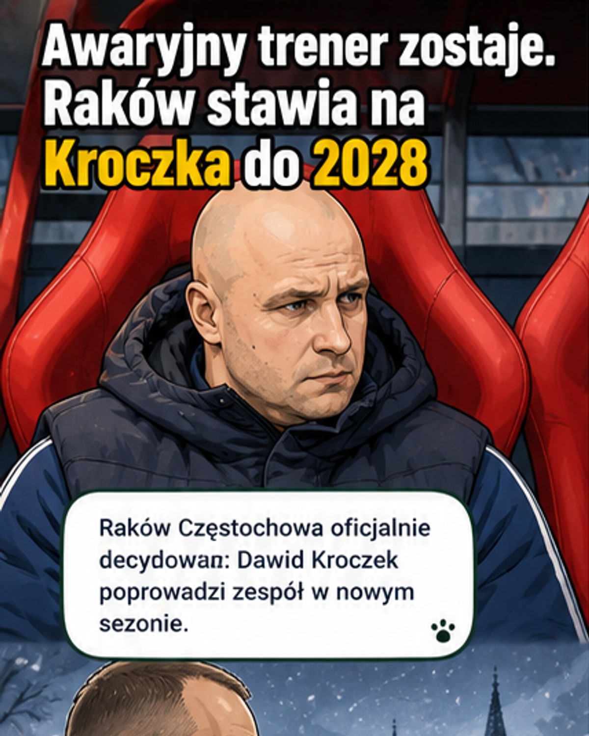 Kroczek zostaje z Rakowem na stałe