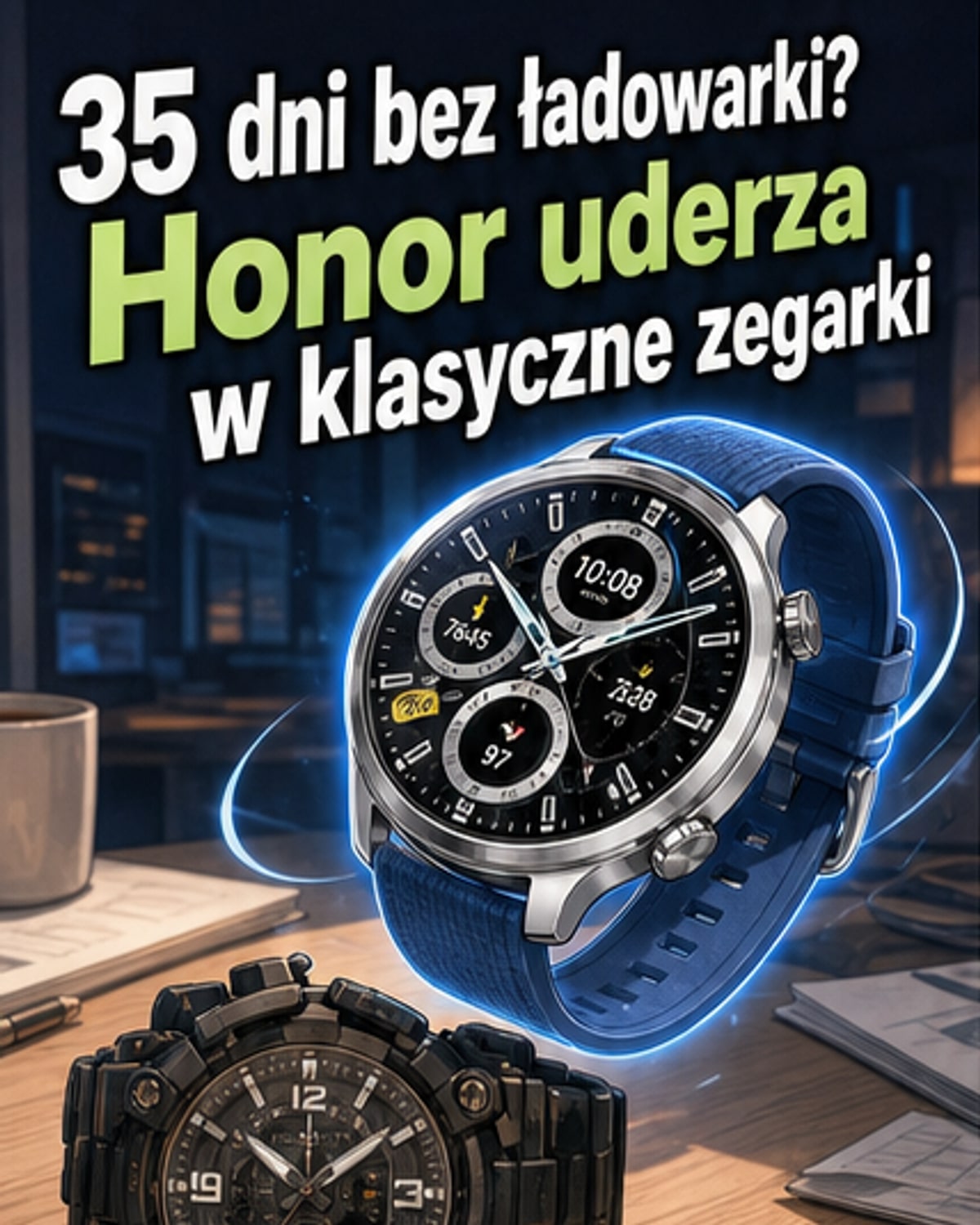 Honor Watch 6 Plus: 35 dni na baterii