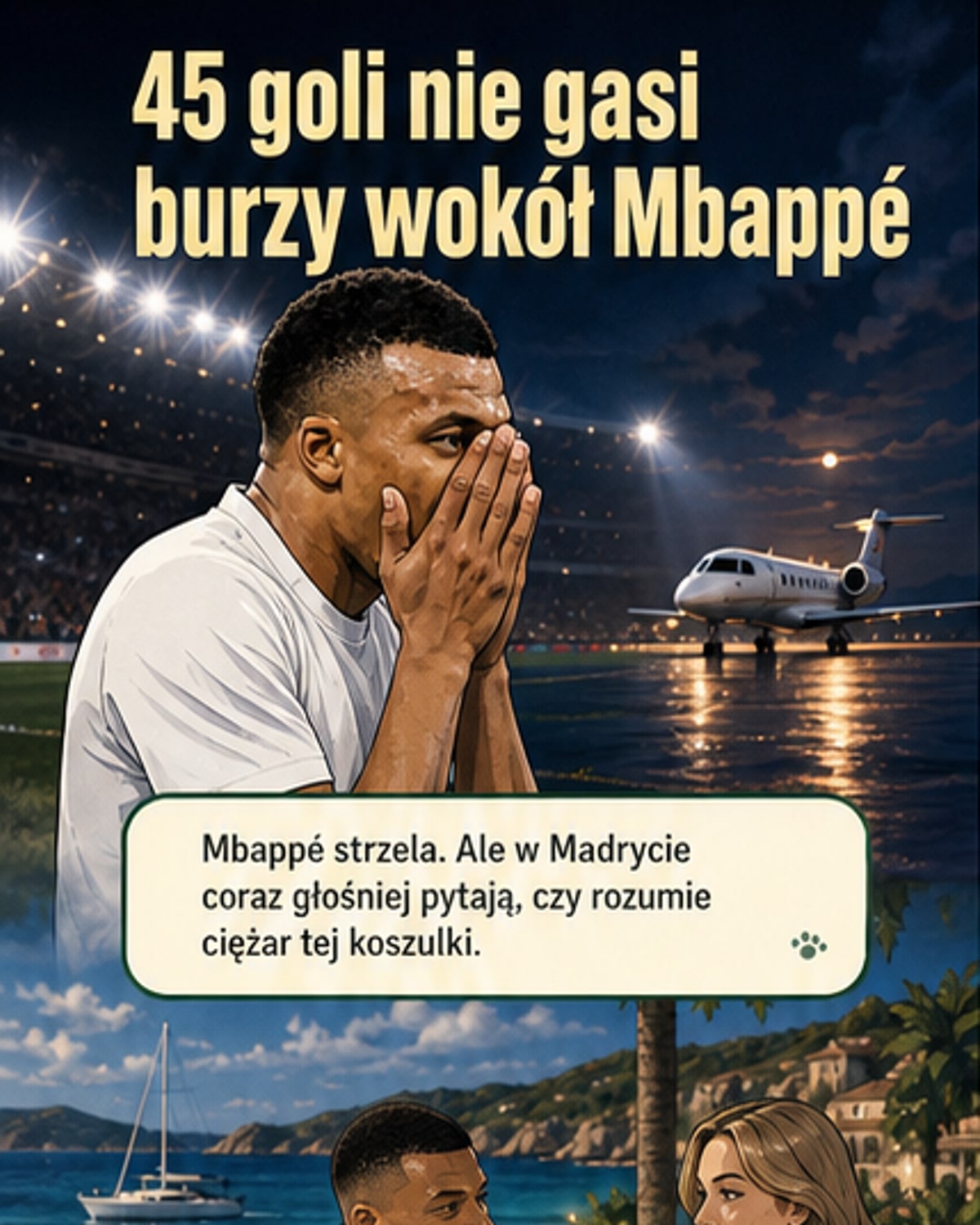 Mbappé w ogniu krytyki po wakacjach
