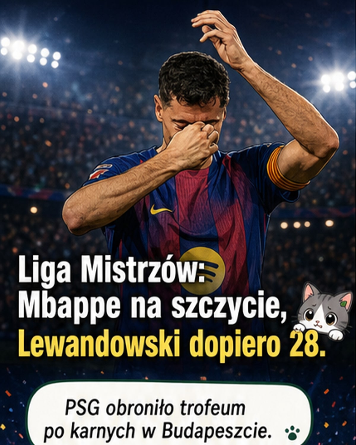 Lewandowski w Lidze Mistrzów: 4 gole i 28. miejsce